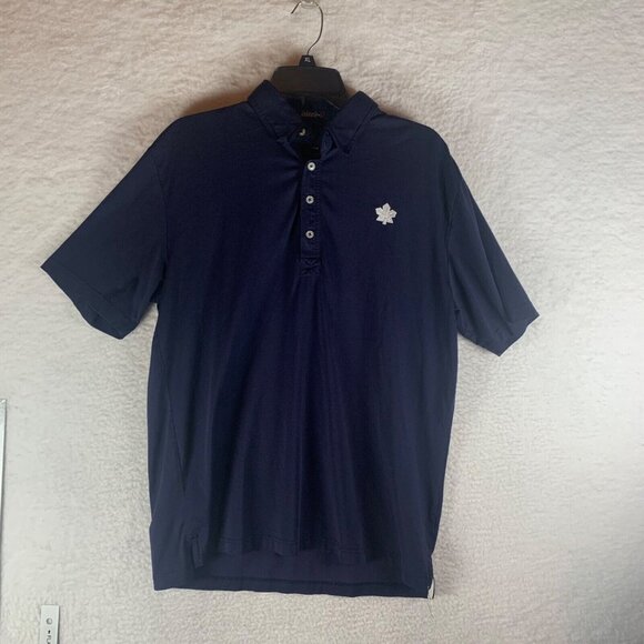 Johnnie-O Toronto Maple Leafs NHL Men's Blue Performance Polo Shirt Size‎ L 9265 - Picture 1 of 10